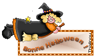 Gifs bonne Halloween sorcière